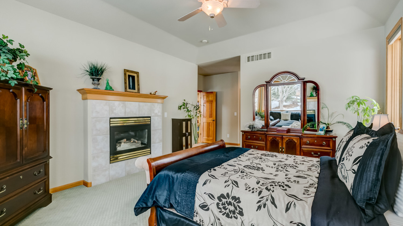 Master Suite with Fireplace