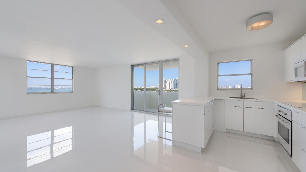 Kitchen and Living Room