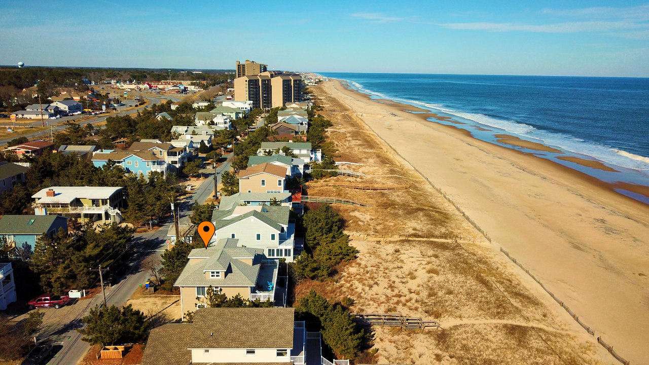 Aerial looking North