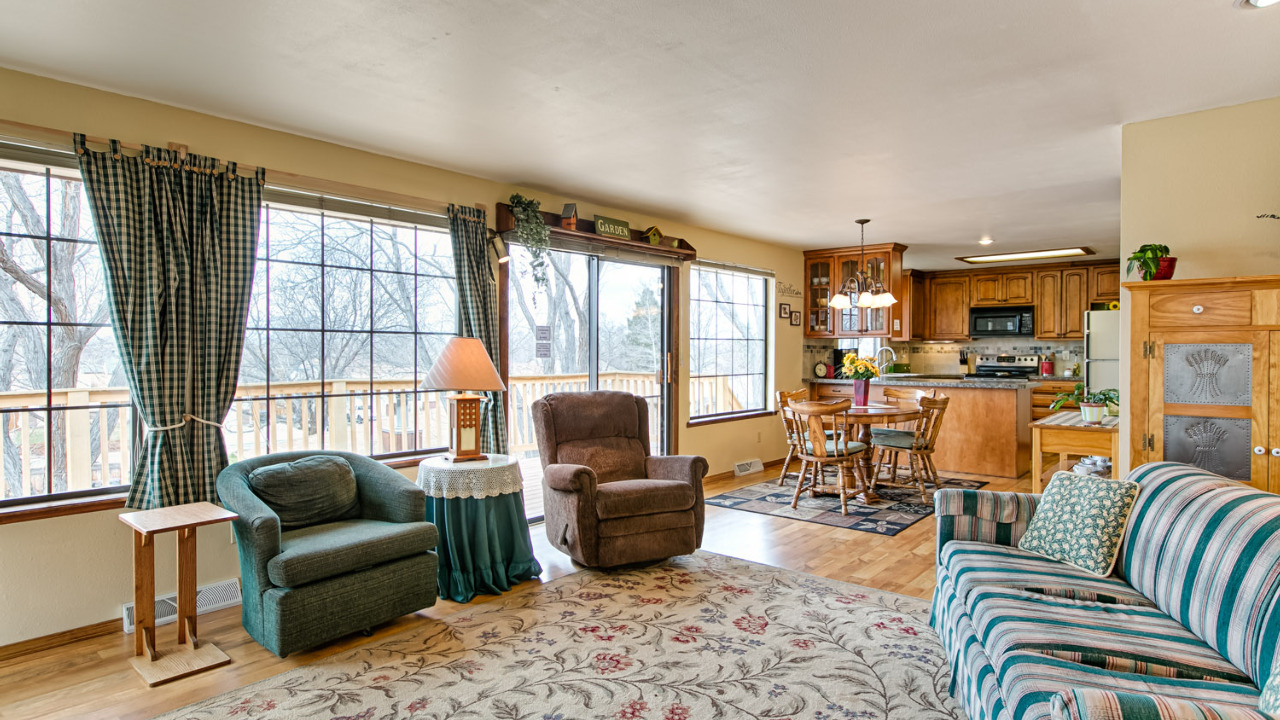 Family Room and Kitchen