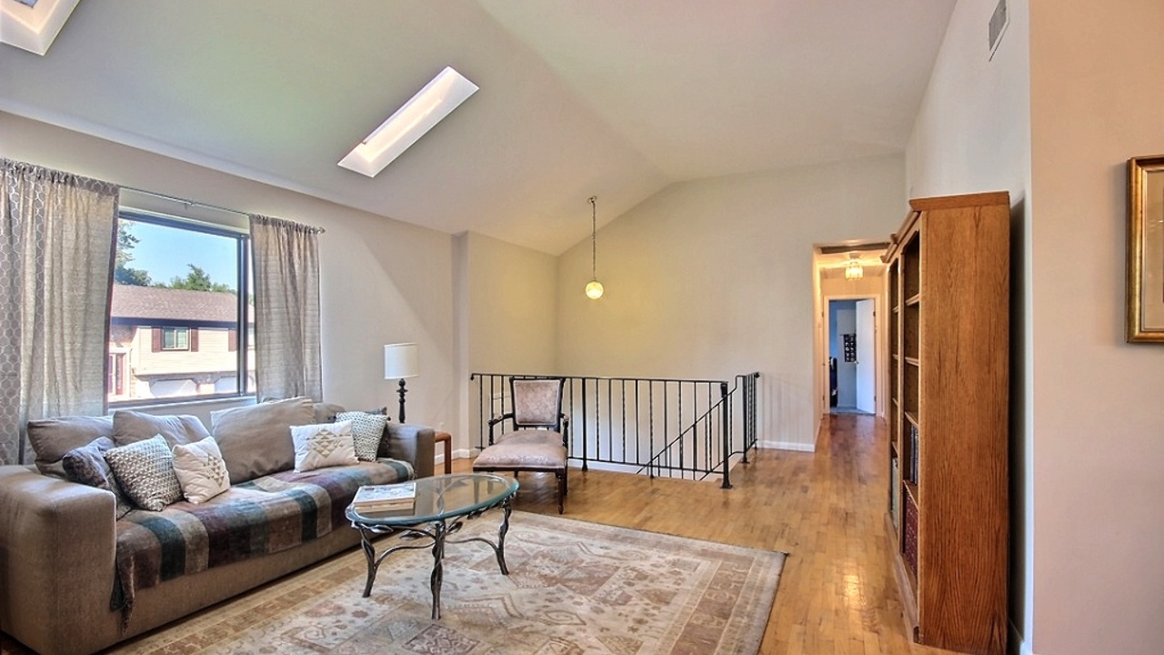 Living Room with Skylights
