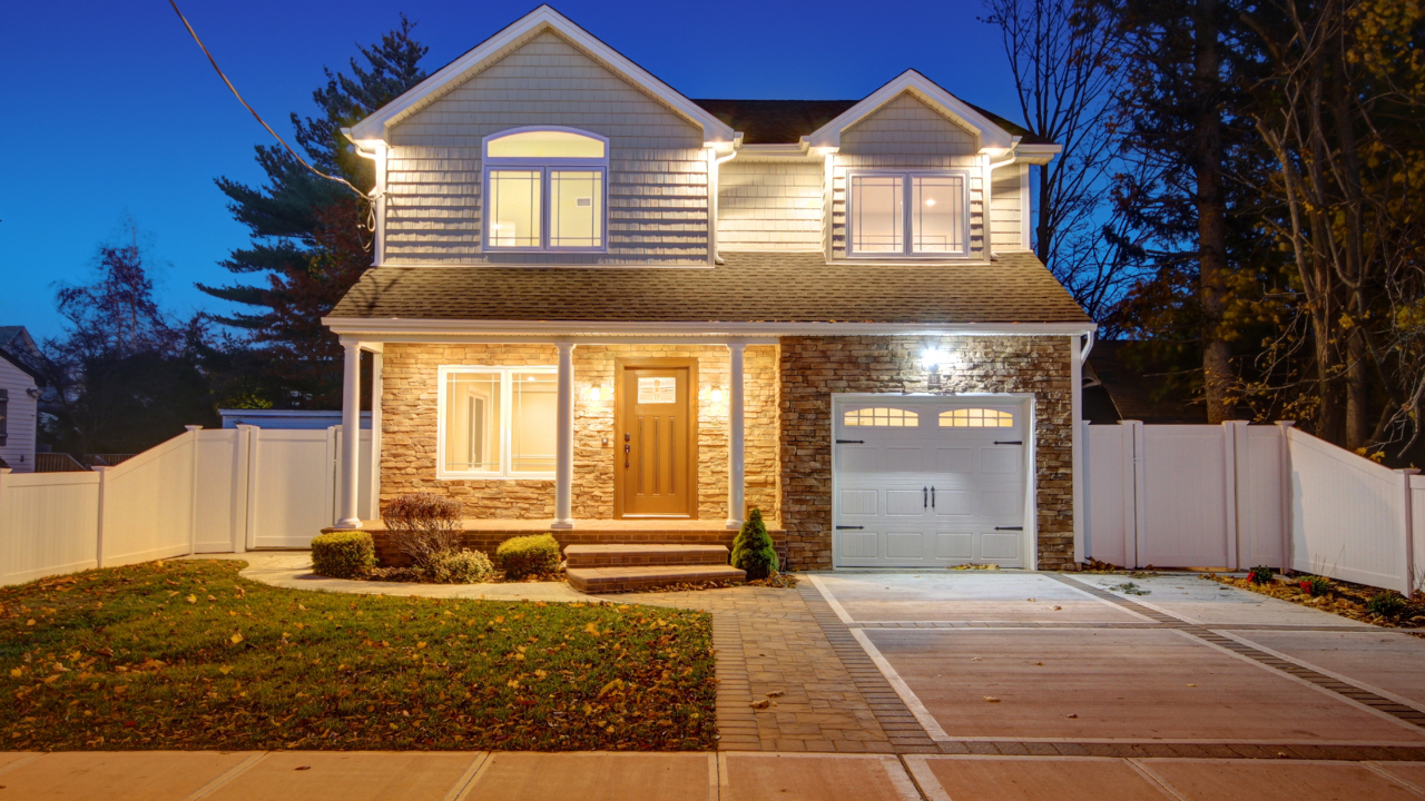 Front of House Twilight