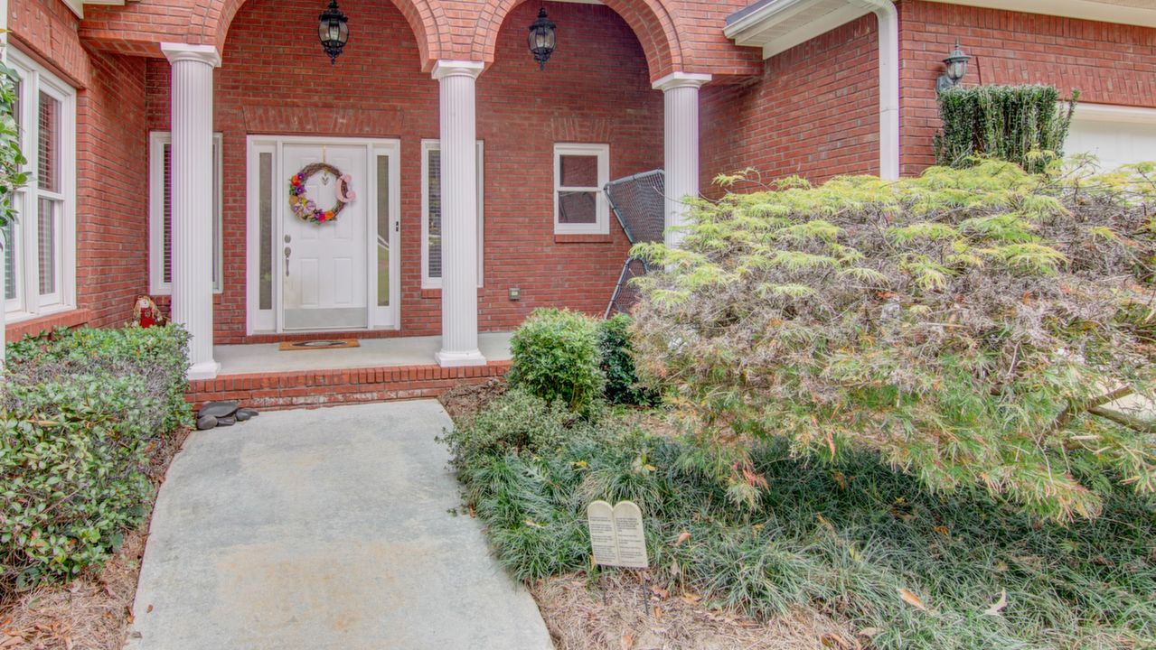 Covered Porch and Entrance
