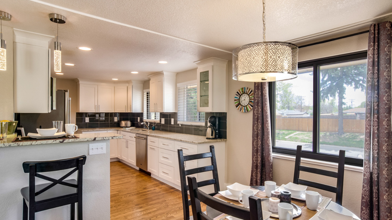 Nook Area into Kitchen