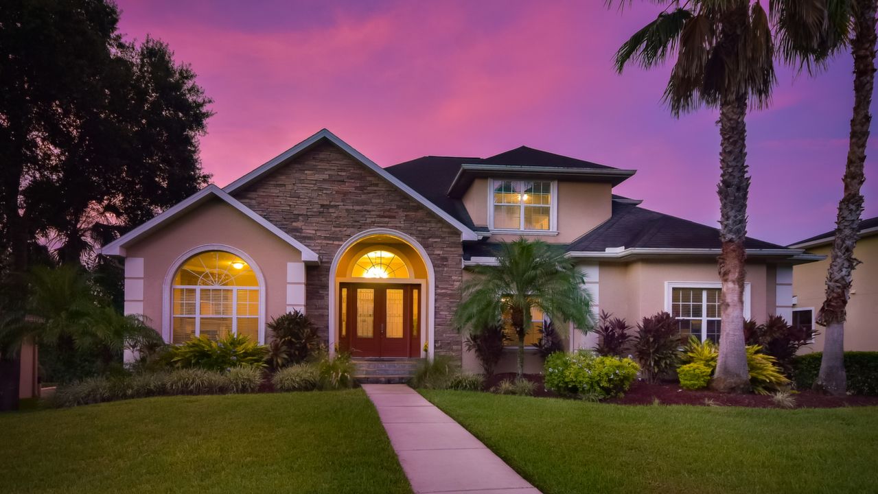 Front Exterior Twilight View