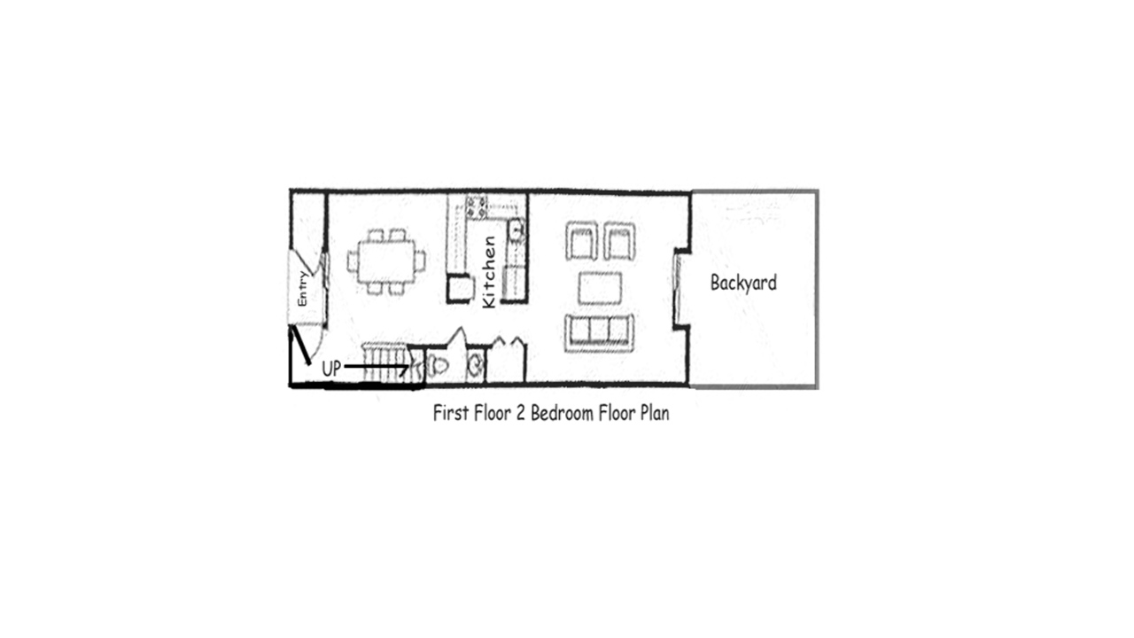 Uptown 2-Bedrm 1st Floor