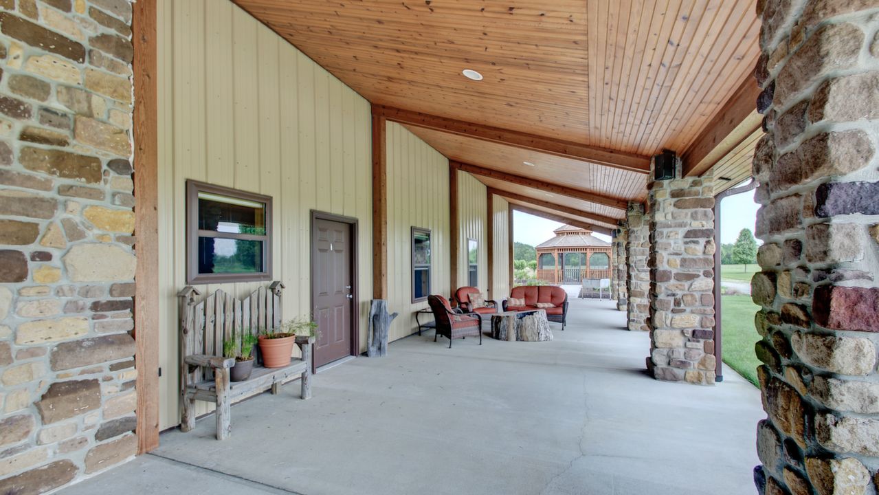 Large Covered Porch