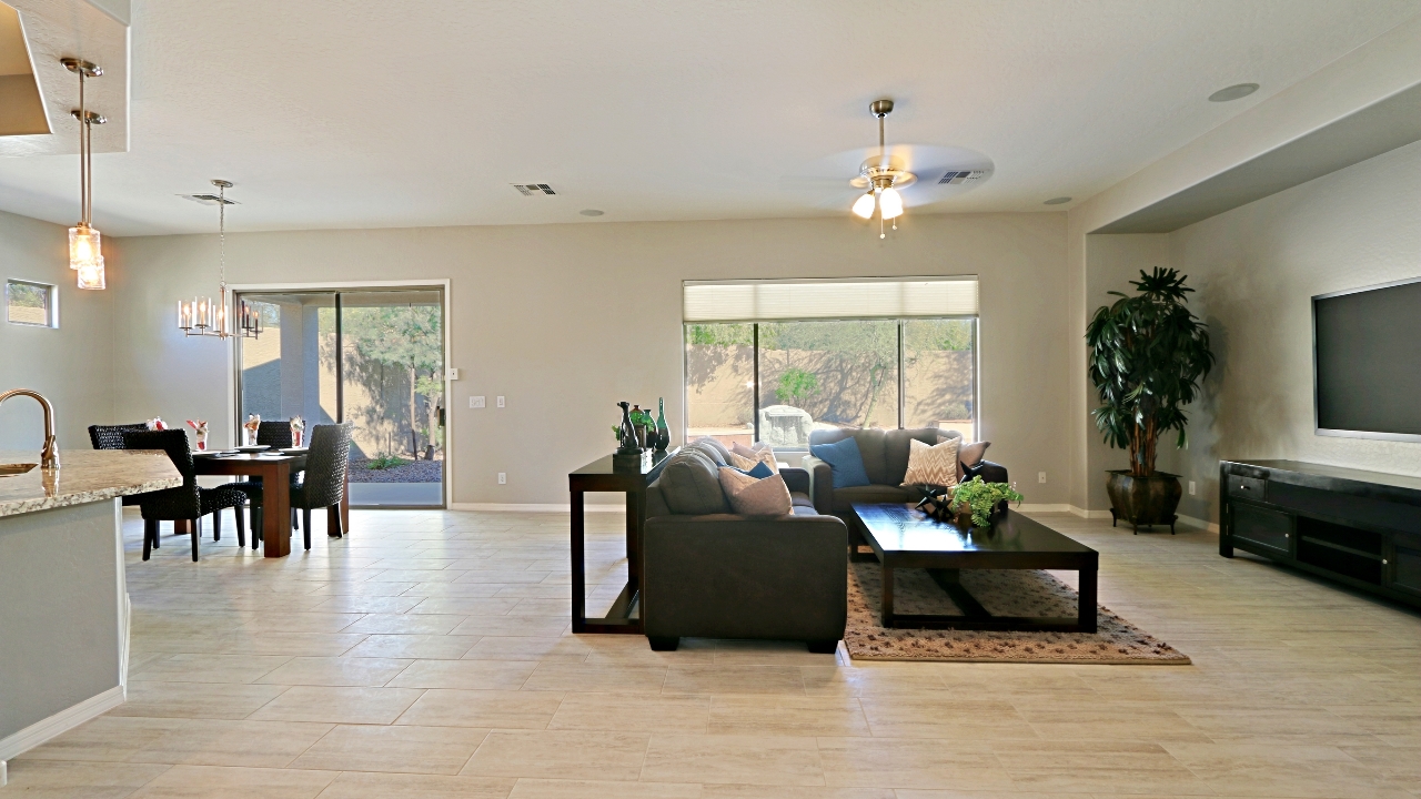 Kitchen and Family Room 1