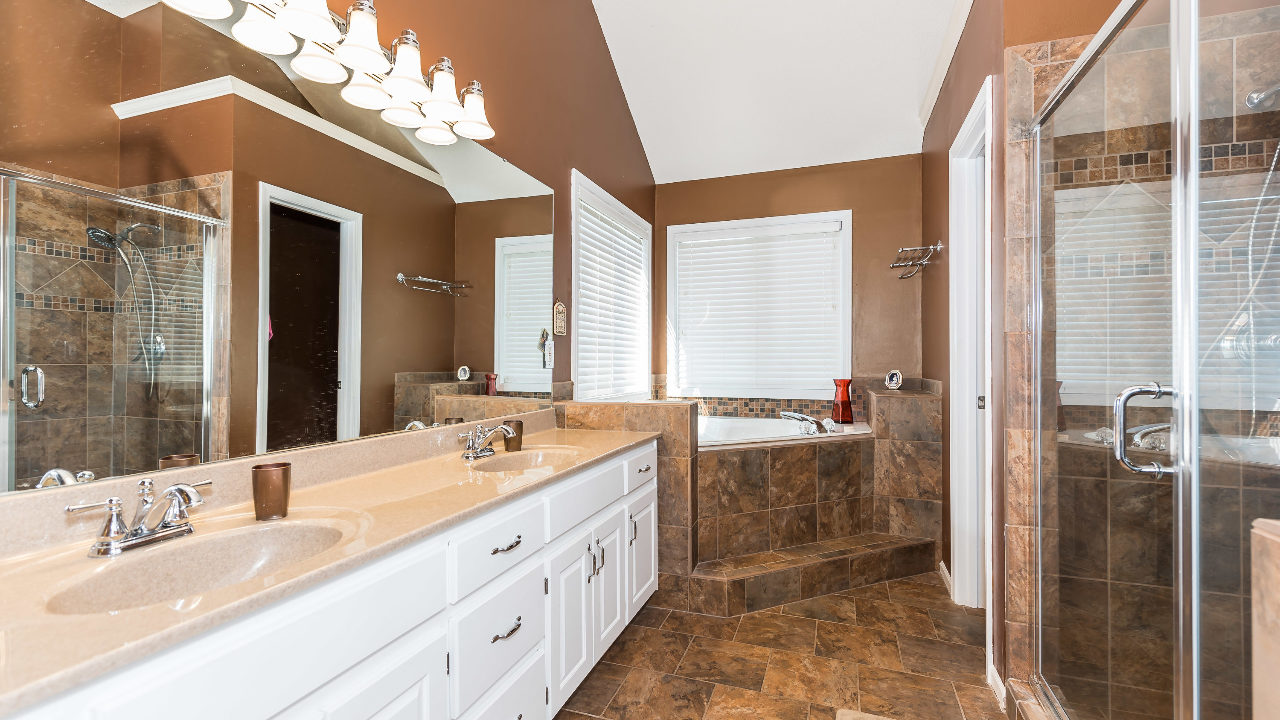 Master Bathroom view 1