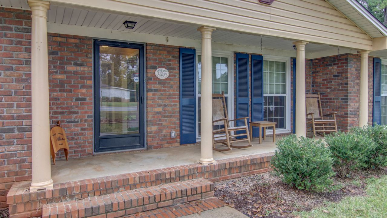 Covered Porch & Entrance