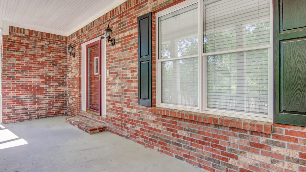 Covered Porch Entrance