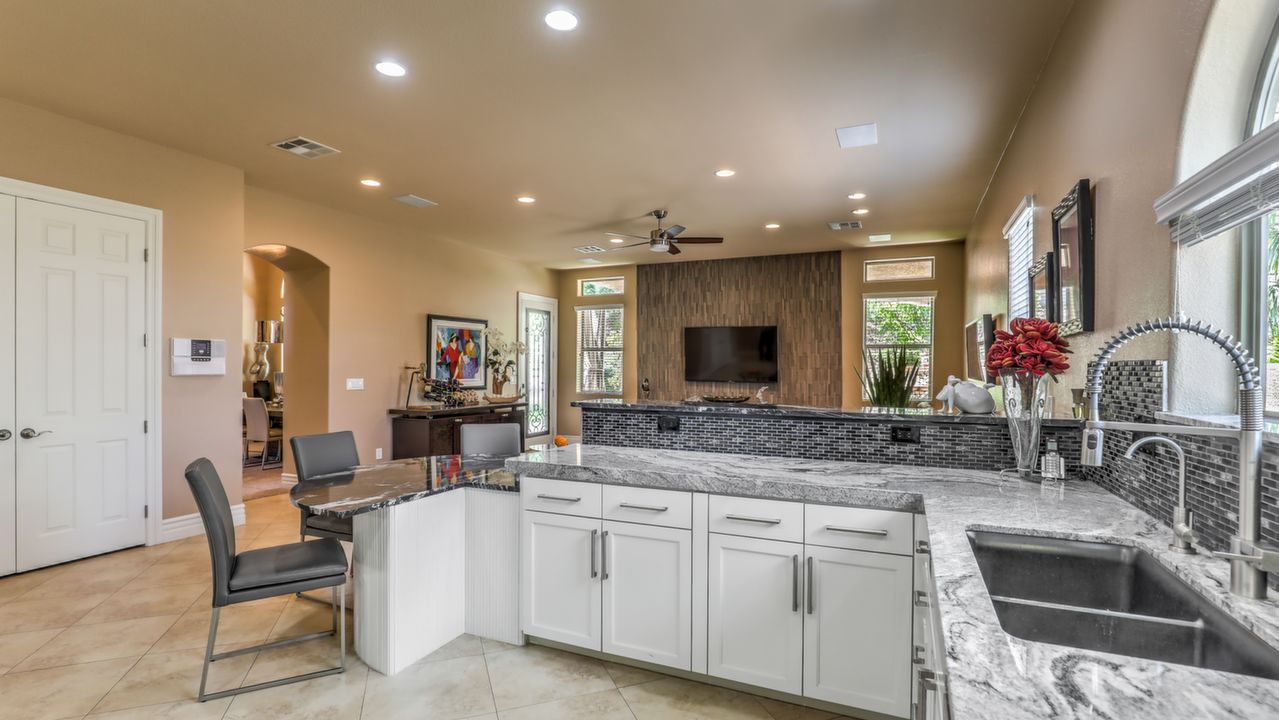 Kitchen and Family Room