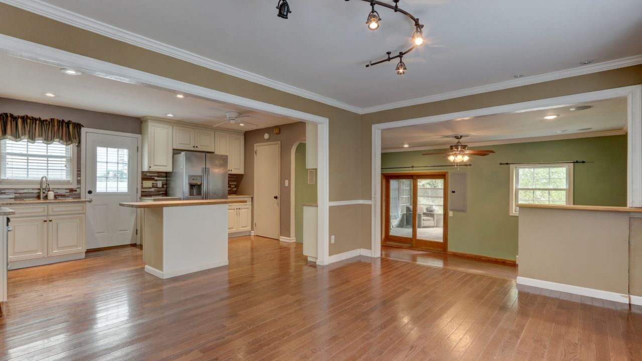 Living Room Kitchen