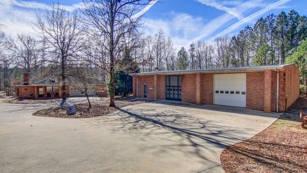 Brick Lodge and Garage