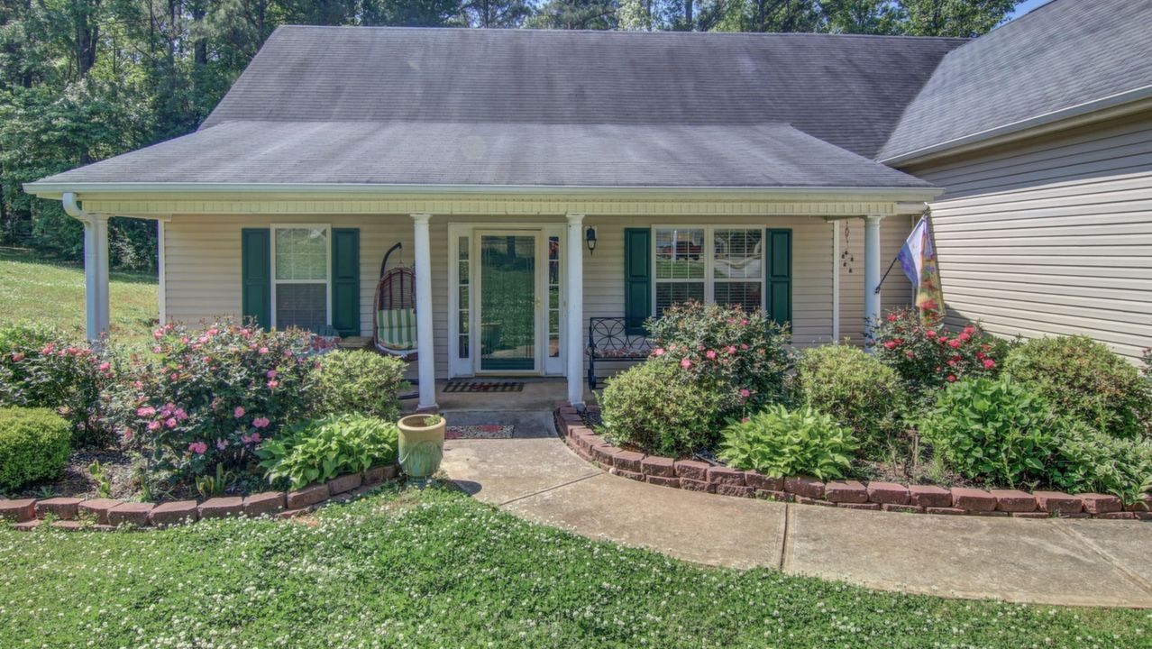Covered Rocking Chair Front Porch