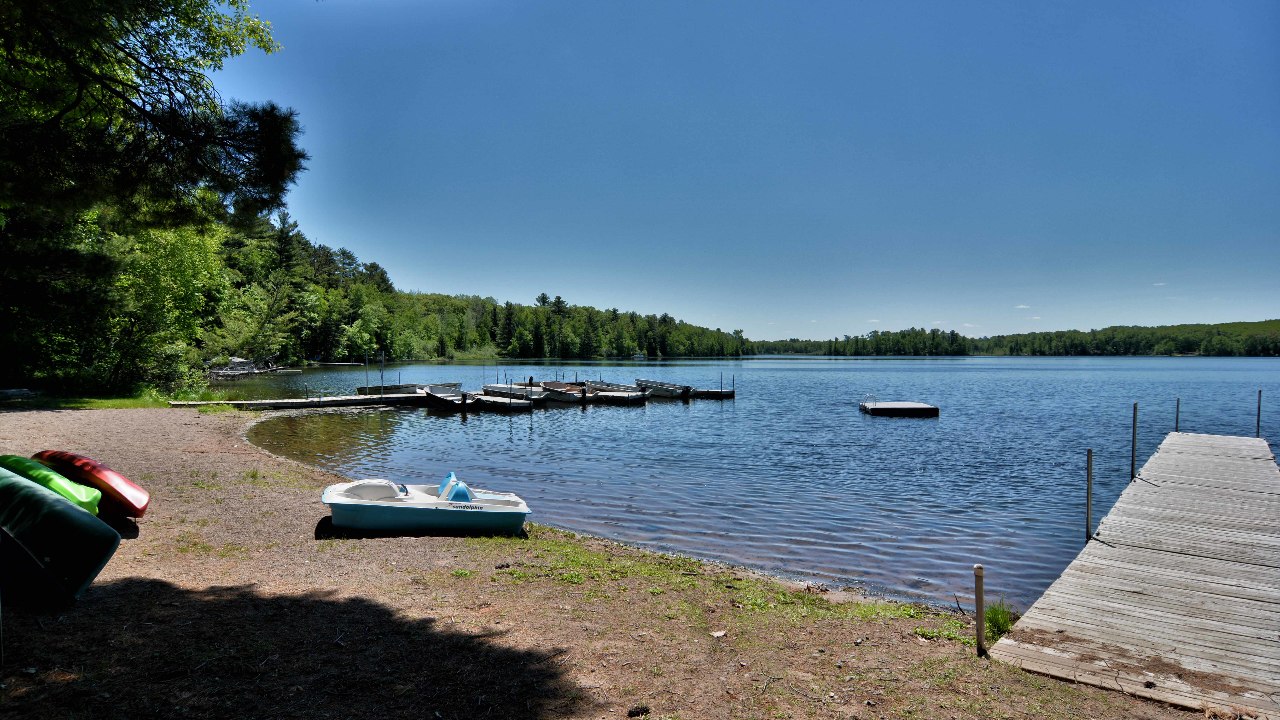 peaceful Northwoods setting
