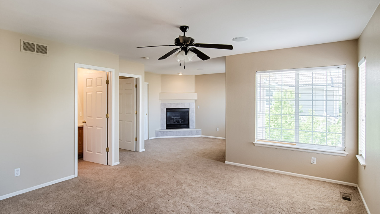 Master Suite with Fireplace