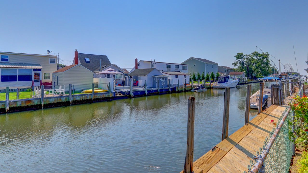 Backyard View of Canal