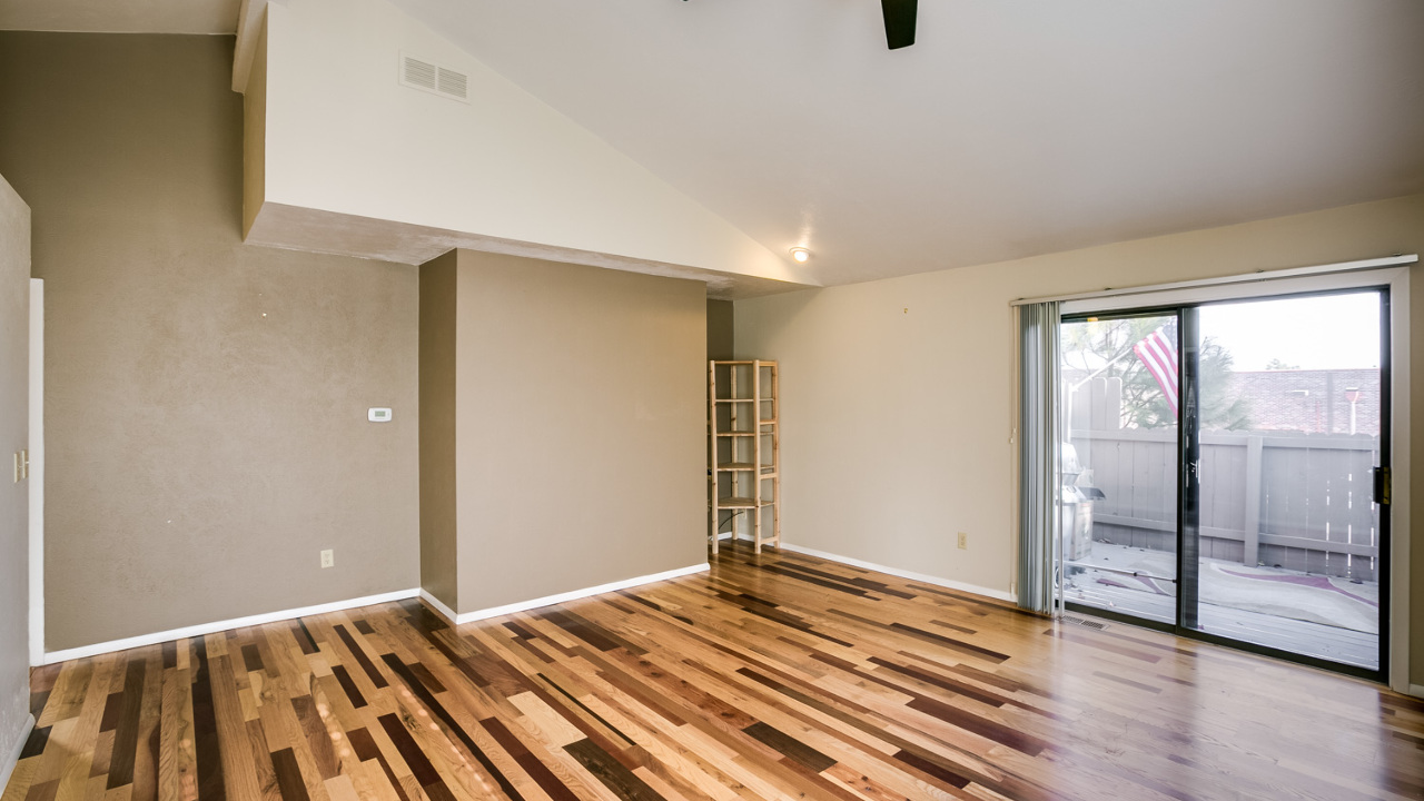 Living Room with Deck