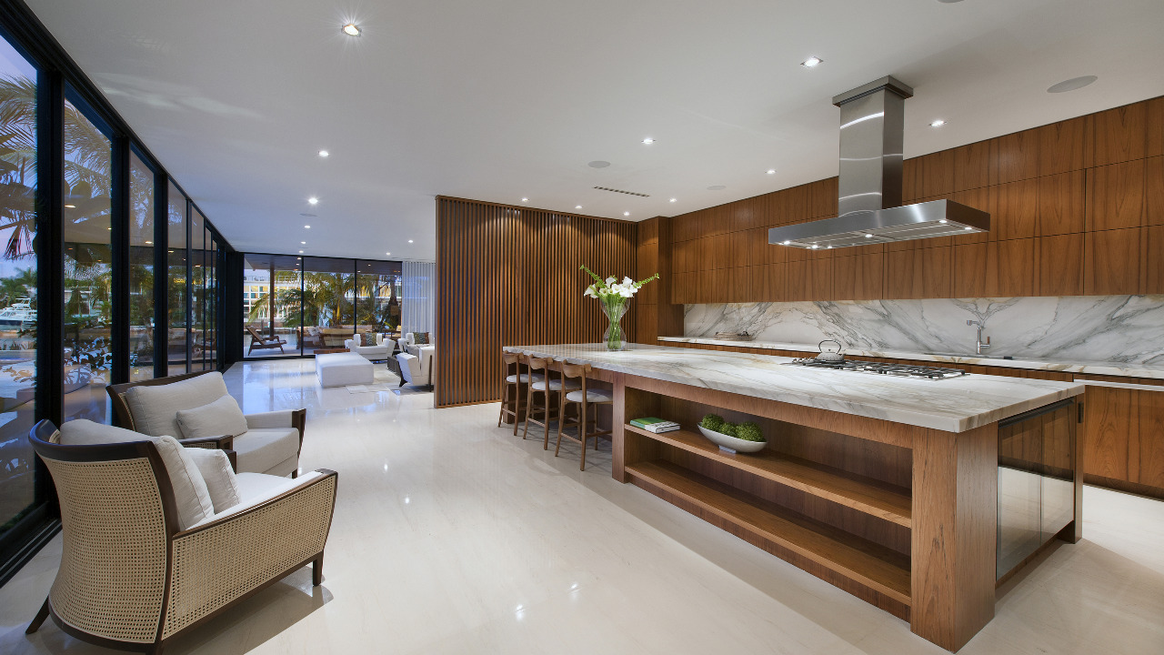 Kitchen & Living Room