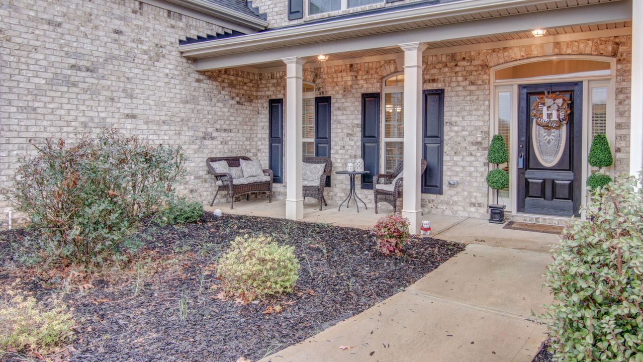 Covered Porch and Entrance