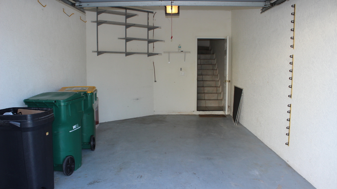 One Car Attached Garage