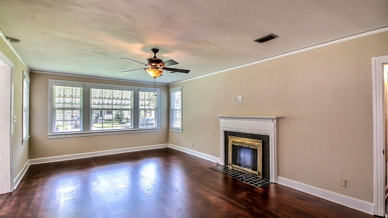Living Room with Fireplace