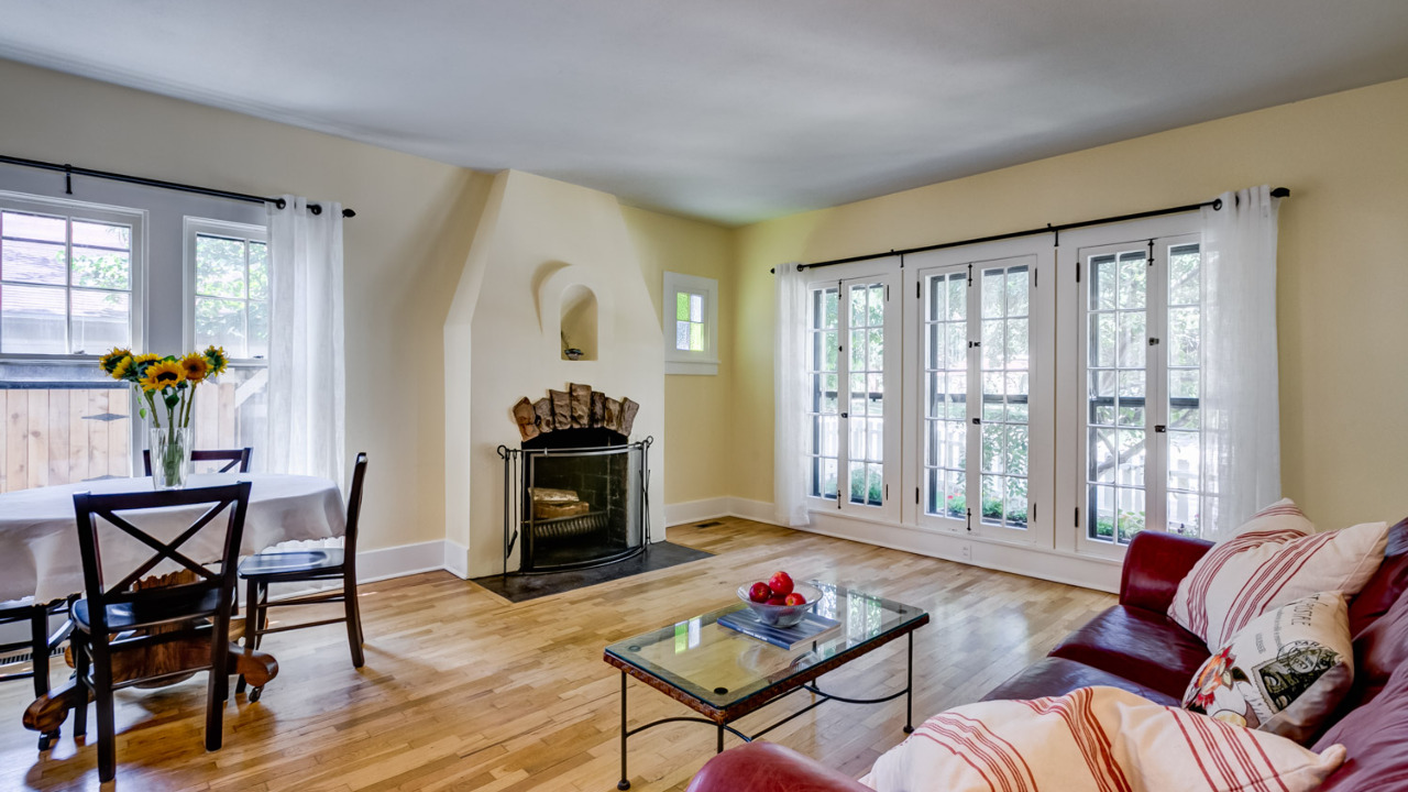 Living Room with Fireplace