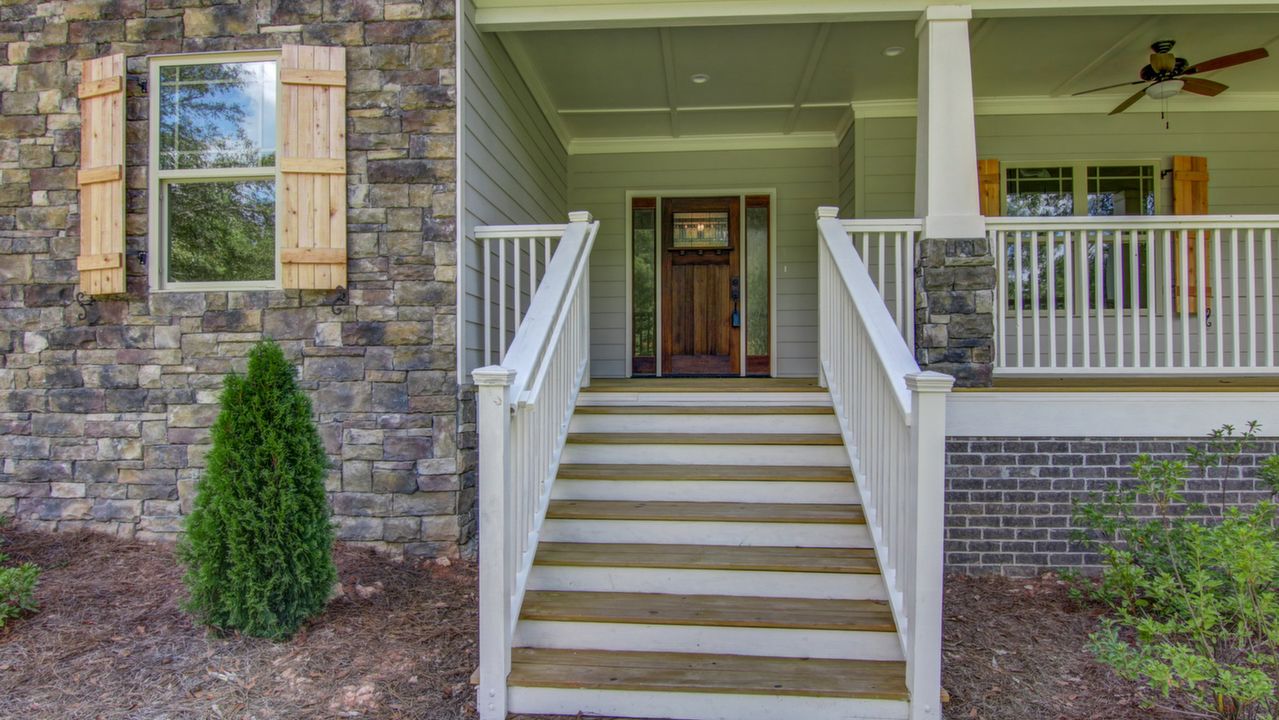 Covered Entrance and Porch