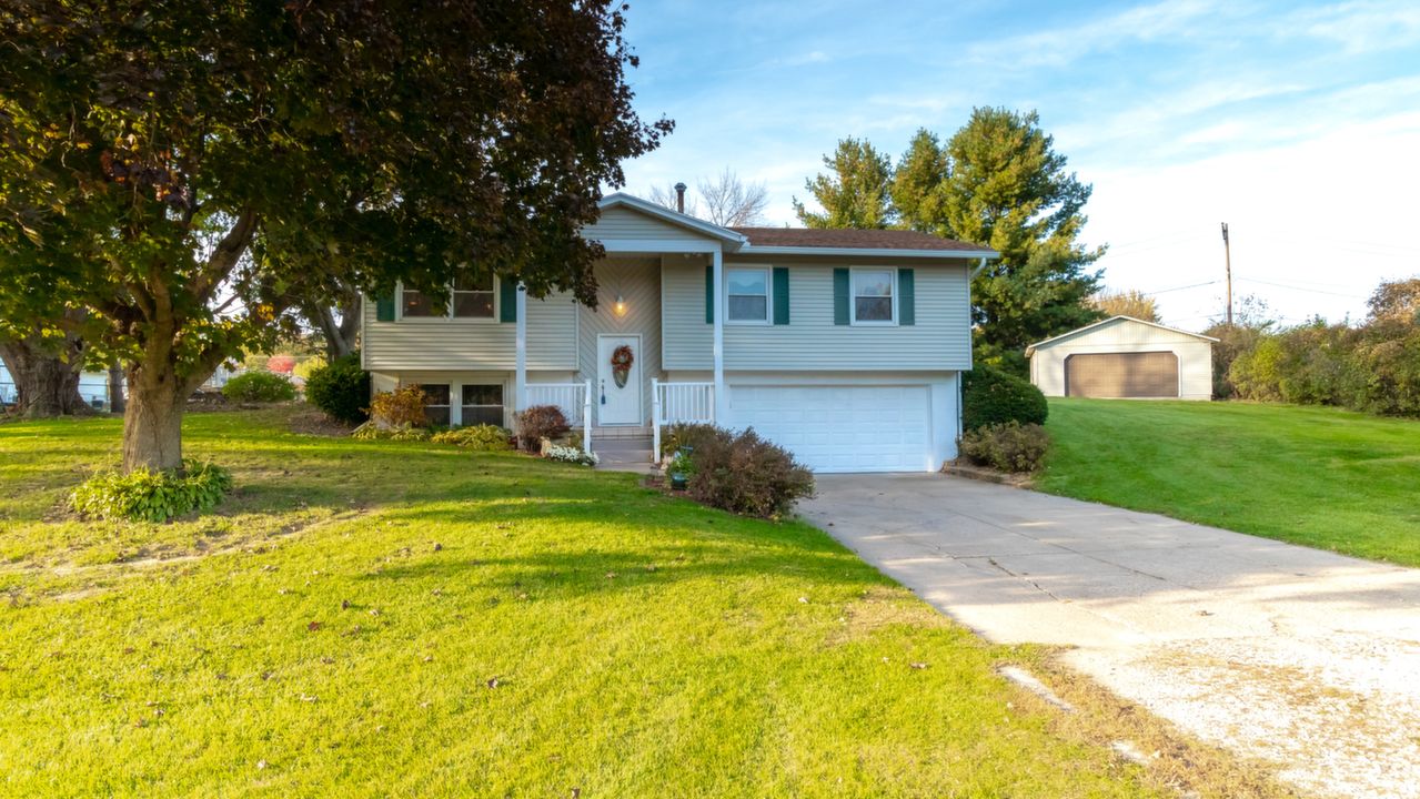 Front and Detached Two Car Garage