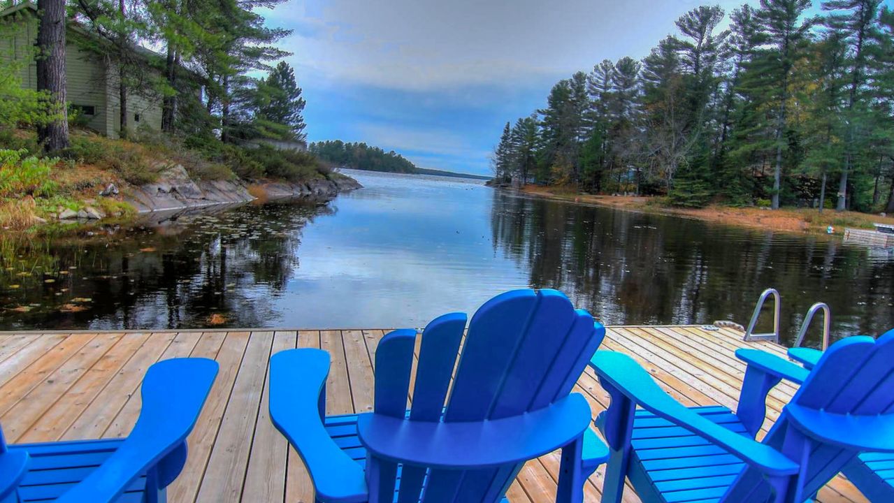 chairs on dock