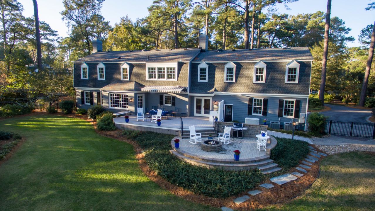 Back of house and patio