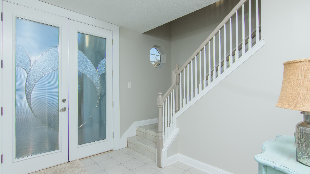 Decorative Foyer Glass Doors