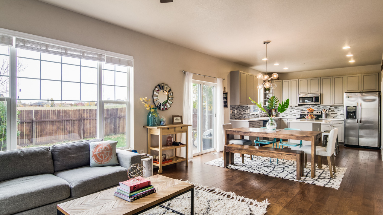 Family Room into Kitchen