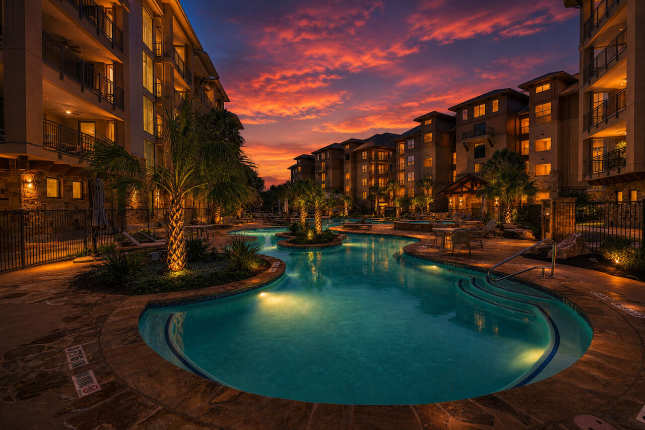 Pool Twilight