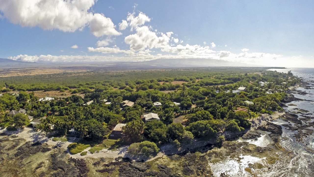 Aerial View from Ocean