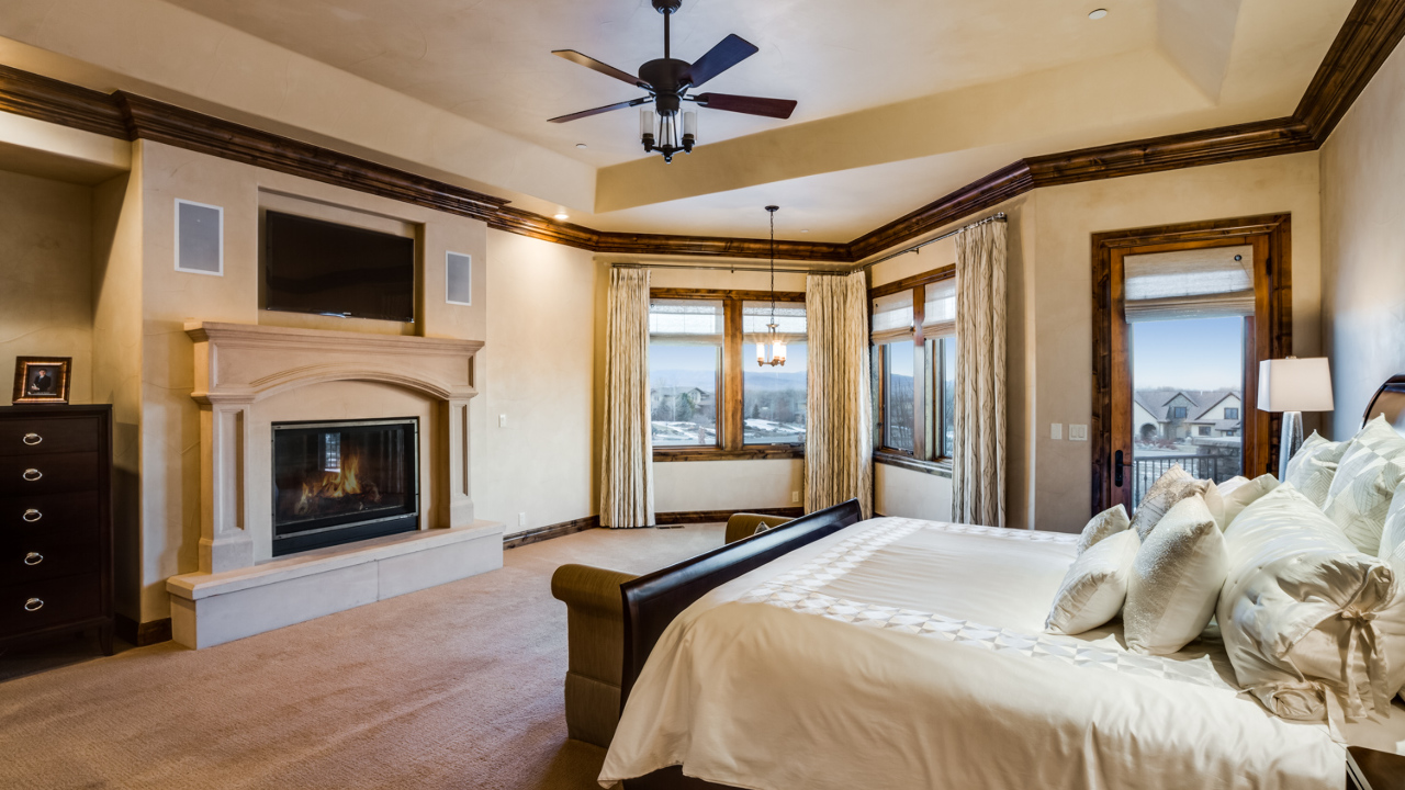 Master Suite with Fireplace