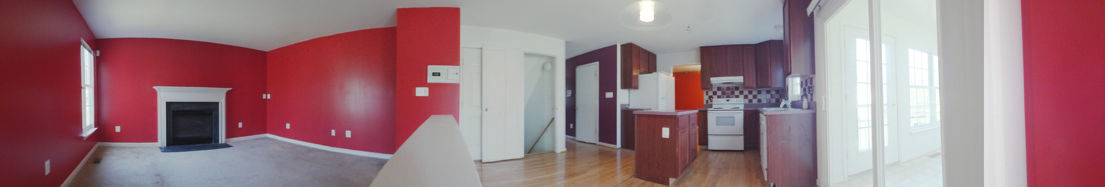 Kitchen and Living Room